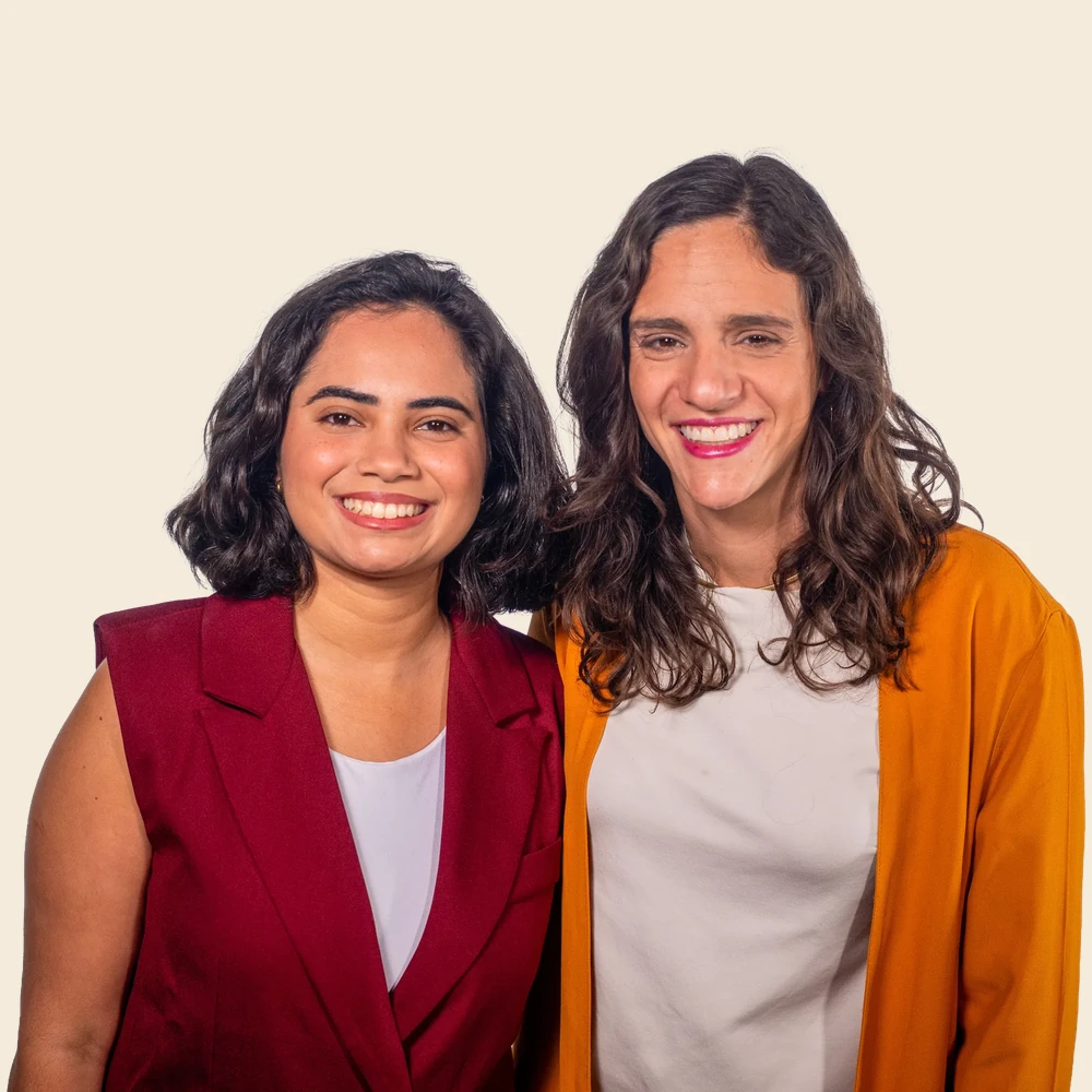 Rebeca Cristina e Marina Helou lado a lado